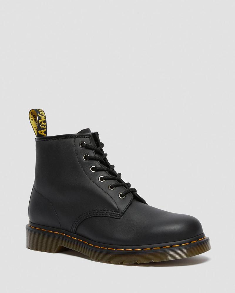 Botines Dr Martens 101 Cuero Mujer Negros | MX 99KOR